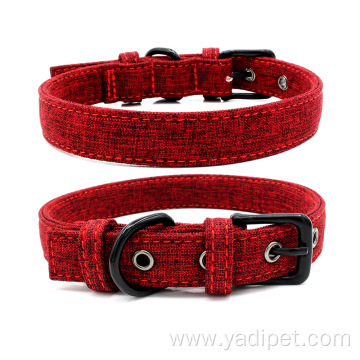 Bohemian style pet collar reflective pet collar